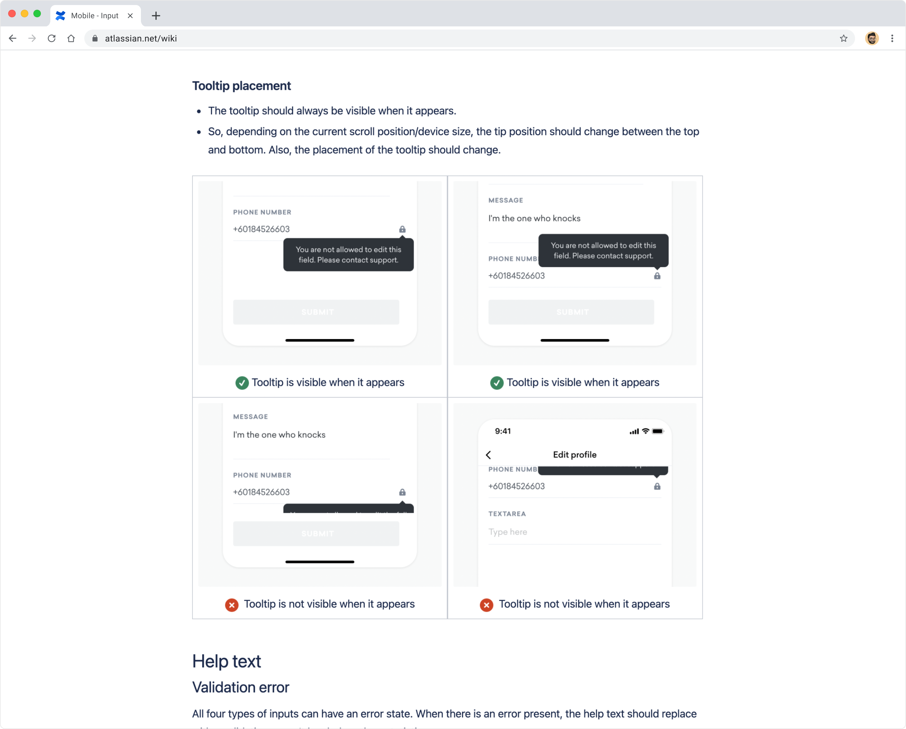Documentation example